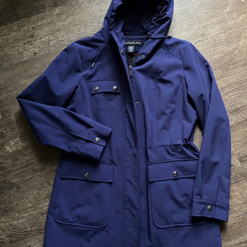 Kristen Blake Rain Jacket, Attached Hood